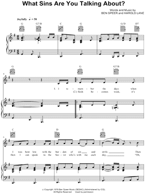 What Sins Are You Talking About?