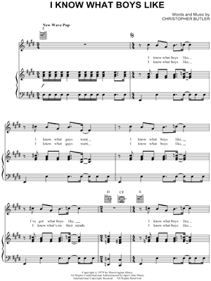 I Know What Boys Like