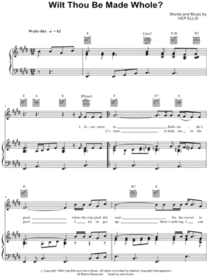 Wilt Thou Be Made Whole?