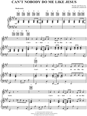 Can't Nobody Do Me Like Jesus