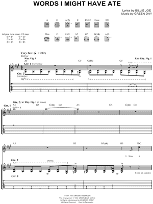 Words I Might Have Ate