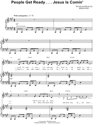 People Get Ready . . . Jesus Is Comin'