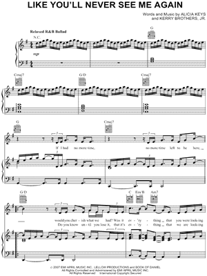 Like You'll Never See Me Again