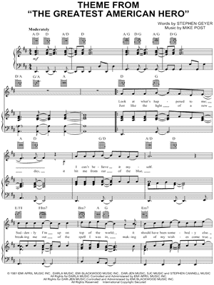Theme from "The Greatest American Hero"