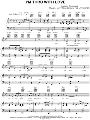 I'm Thru With Love