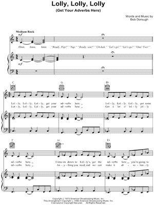 Lolly, Lolly, Lolly, Get Your Adverbs Here