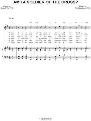 Am I a Soldier of the Cross?