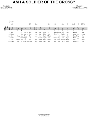 Am I a Soldier of the Cross?