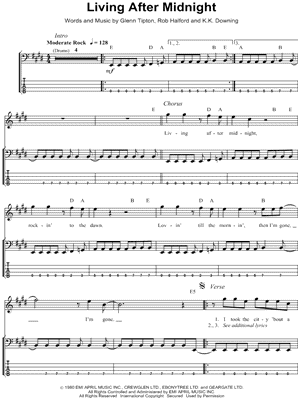 Living After Midnight