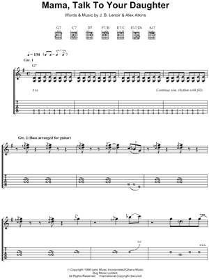 Mama, Talk To Your Daughter