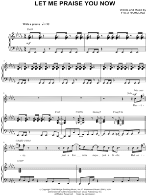 Let Me Praise You Now