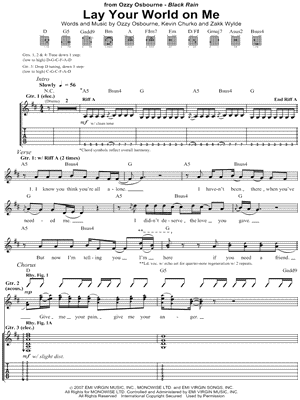 Lay Your World on Me