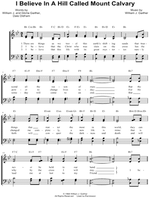 I Believe in a Hill Called Mount Calvary