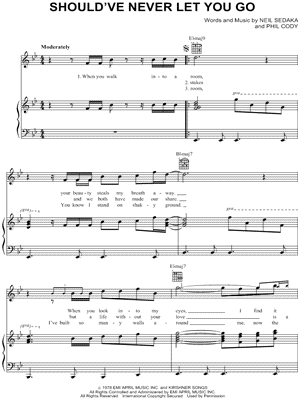 Should've Never Let You Go