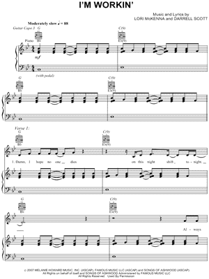 I'm Workin'