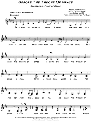 Before the Throne of Grace