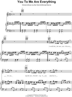 You To Me Are Everything