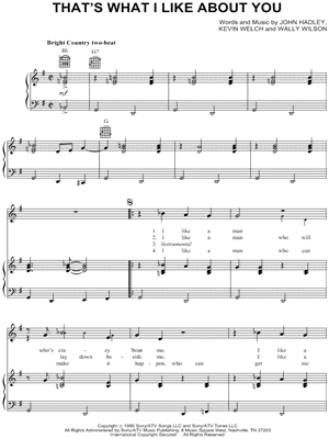 That's What I Like About You