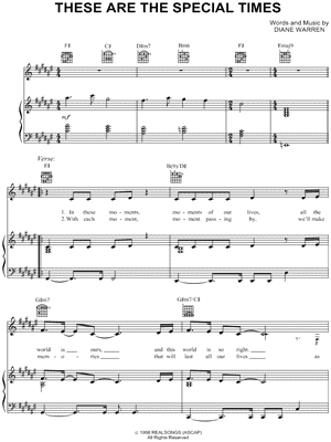 These Are the Special Times