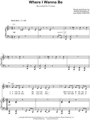 Where I Wanna Be