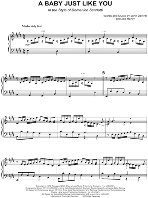 A Baby Just Like You - In the Style of Domenico Scarlatti