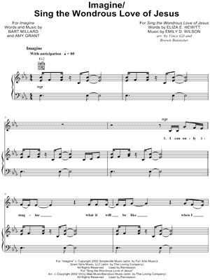 Imagine / Sing the Wondrous Love of Jesus