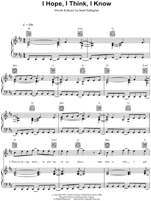 I Hope, I Think, I Know