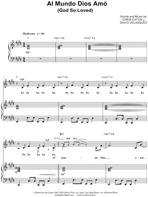Al Mundo Dios Amó