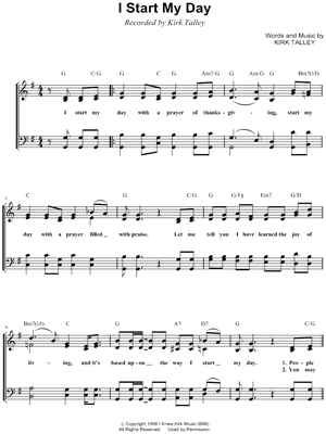 I Start My Day