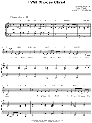 I Will Choose Christ