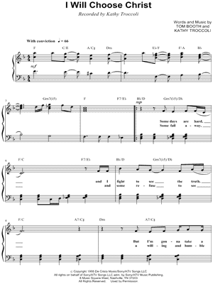 I Will Choose Christ