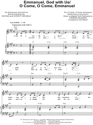 Emmanuel, God With Us / O Come, O Come, Emmanuel
