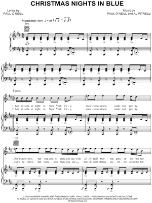 Christmas Nights In Blue