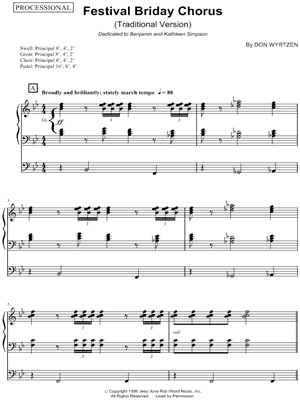 Festival Bridal Chorus