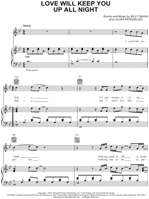 Love Will Keep You Up All Night