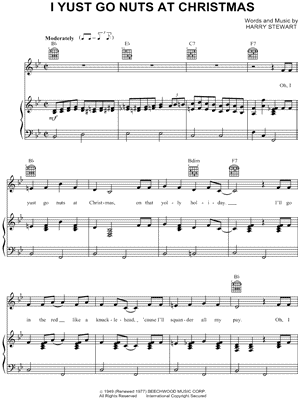 I Yust Go Nuts At Christmas