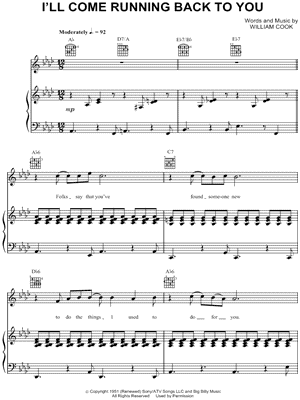 I'll Come Running Back To You