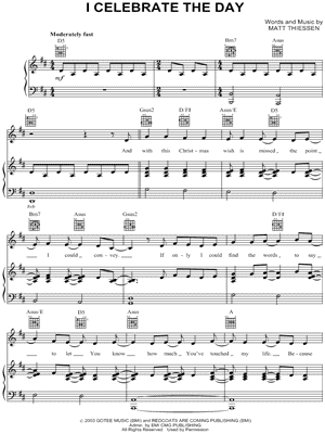 I Celebrate the Day