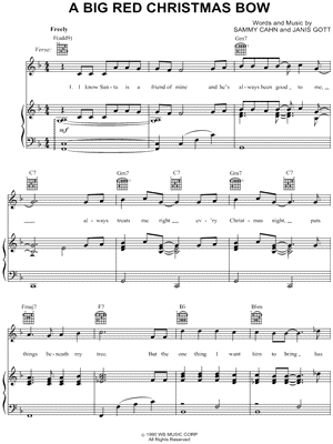 A Big Red Christmas Bow