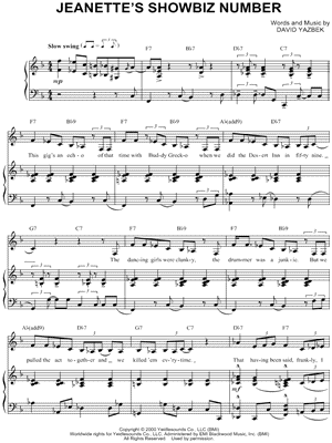 Jeanette's Showbiz Number