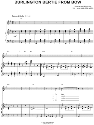 Burlington Bertie From Bow