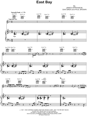 East Bay - Piano Accompaniment