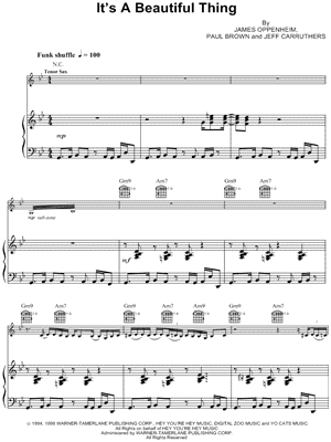 It's a Beautiful Thing - Piano Accompaniment