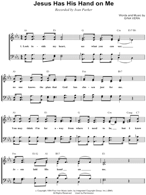 Jesus Has His Hand on Me