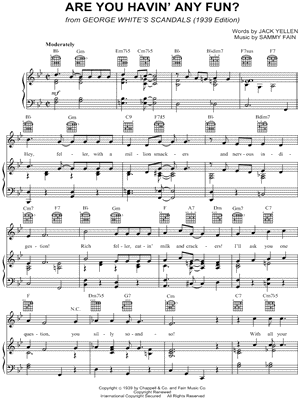 Are You Havin' Any Fun?