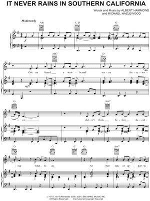 It Never Rains in Southern California