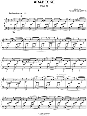 Arabeske, Op.18