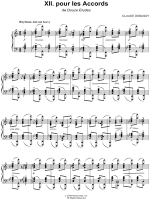 Etude XII. pour les accords