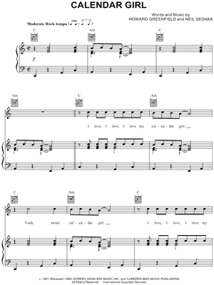 Calendar Girl