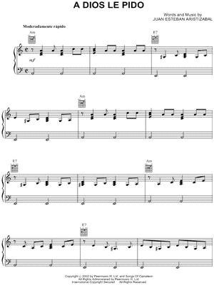A Dios Le Pido